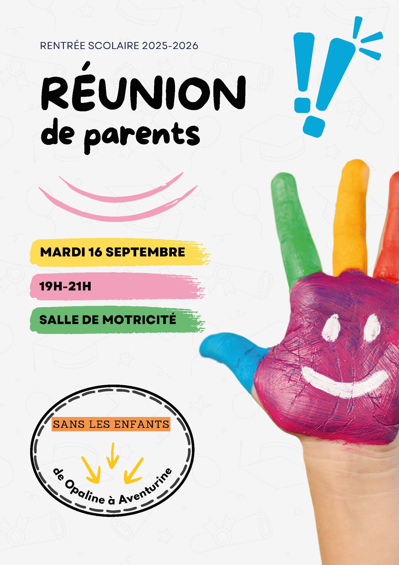 Rentrée scolaire 2025-2026 réunion de parents