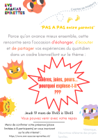 Pas à pas, entre parents.